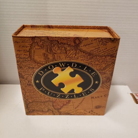 1000 Piece Puzzle Dowdle Niagara Falls Painting The Town with Poster Map Box - Picture 2 of 10